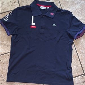 Lacoste Navy Blue London Polo sz M